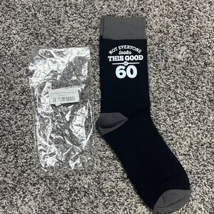 Black and Gray Men's Socks